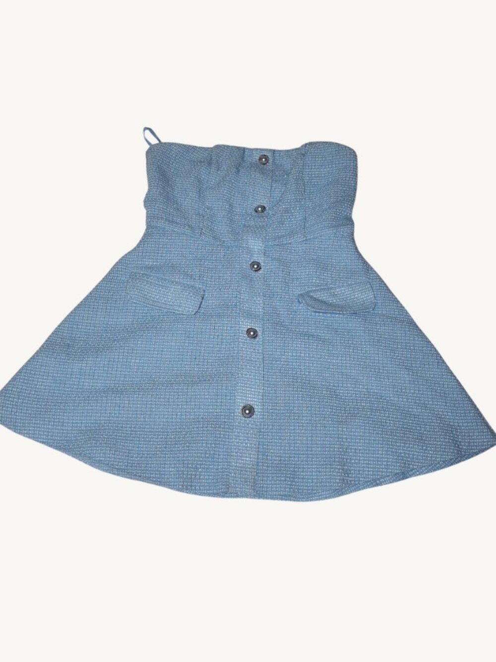 More To Come Anwen Mini Dress Baby Blue